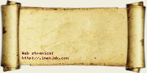 Janko Marjanović vizit kartica